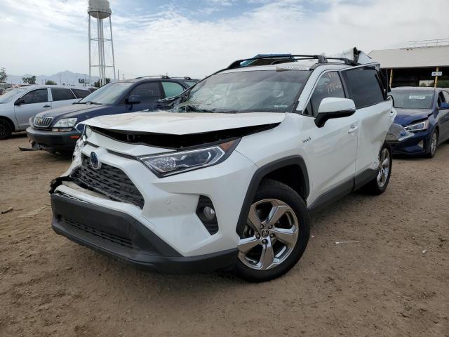 JTMB6RFV8MD514739 - 2021 TOYOTA RAV4 XLE P WHITE photo 2