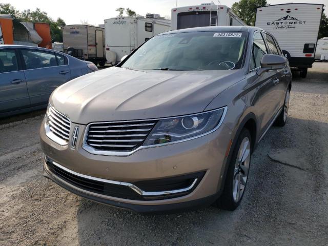 2LMPJ8LR3JBL35242 - 2018 LINCOLN MKX RESERV TAN photo 2