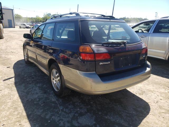 4S3BH675547610382 - 2004 SUBARU LEGACY OUT TWO TONE photo 3
