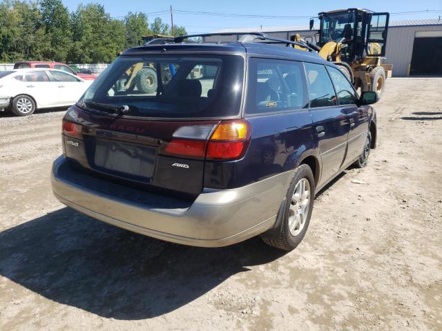 4S3BH675547610382 - 2004 SUBARU LEGACY OUT TWO TONE photo 4