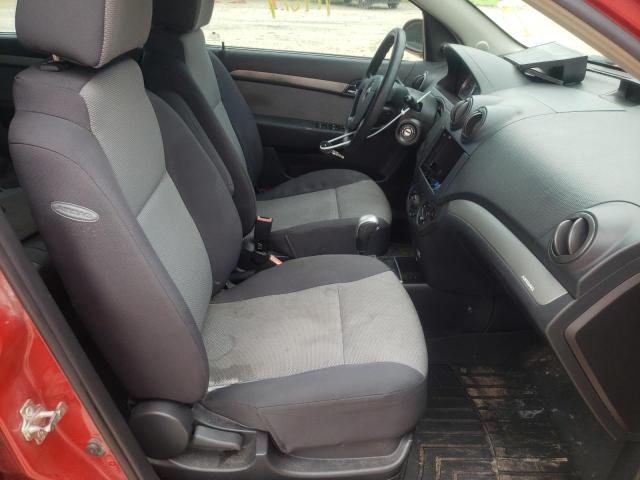 KL1TD66E99B302578 - 2009 CHEVROLET AVEO LS 红色 照片 5