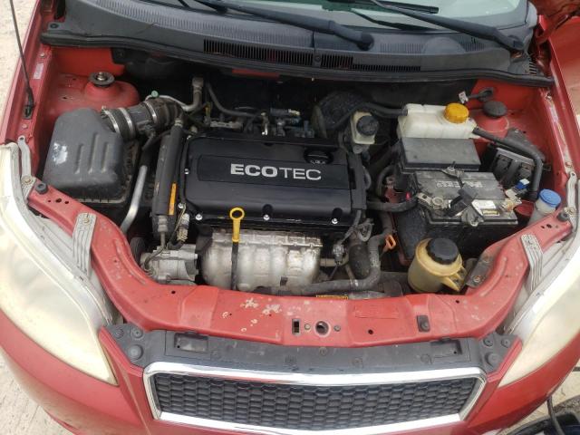 KL1TD66E99B302578 - 2009 CHEVROLET AVEO LS 红色 照片 7