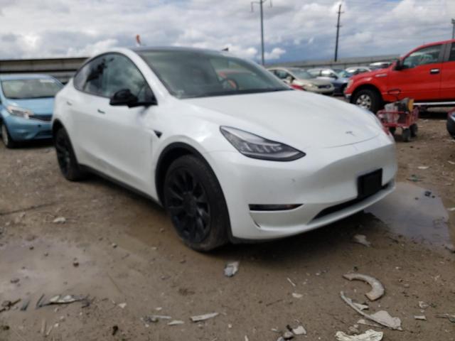 5YJYGDEE4MF111748 - 2021 TESLA MODEL Y Blanc photo 1