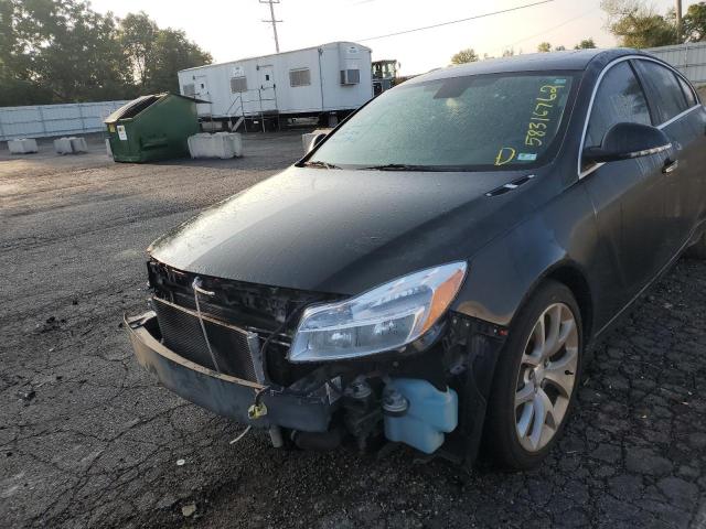 2G4GV5GV2C9172082 - 2012 BUICK REGAL GS შავი ფოტო 9