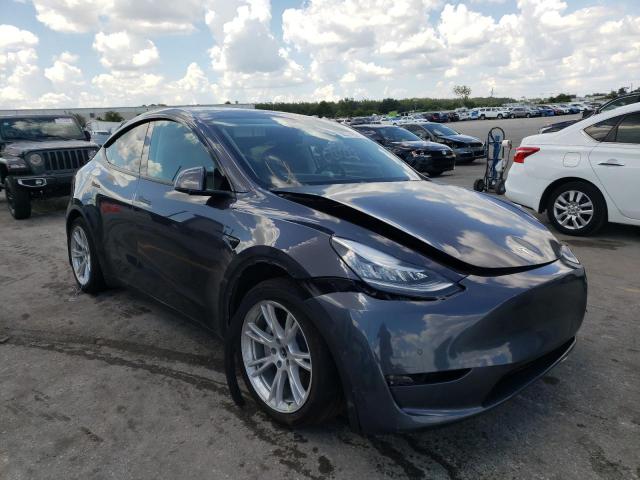 5YJYGAEE1MF239508 - 2021 TESLA MODEL Y GRAY photo 1