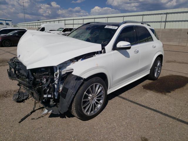 4JGFB5KB0NA701344 - 2022 MERCEDES-BENZ GLE 450 4M WHITE photo 2