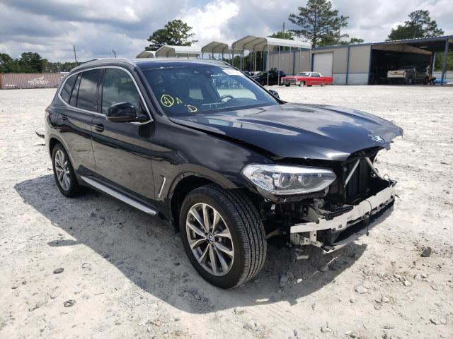 5UXTR9C58KLR08193 - 2019 BMW X3 XDRIVE3 BLACK photo 1