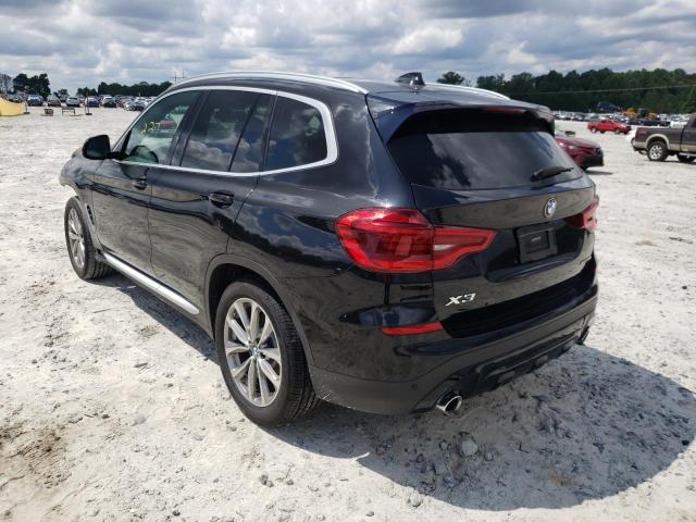5UXTR9C58KLR08193 - 2019 BMW X3 XDRIVE3 BLACK photo 3