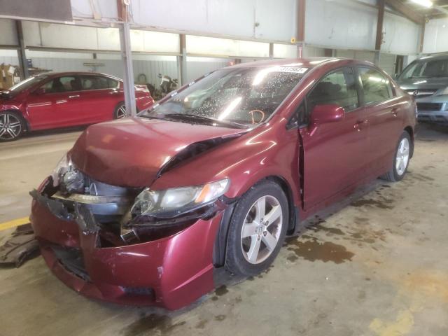 2HGFA1F62AH513130 - 2010 HONDA CIVIC LX-S RED photo 2