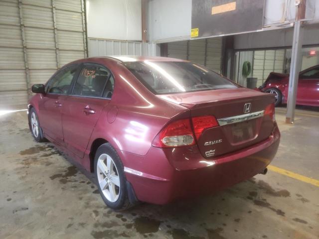 2HGFA1F62AH513130 - 2010 HONDA CIVIC LX-S წითელი ფოტო 3