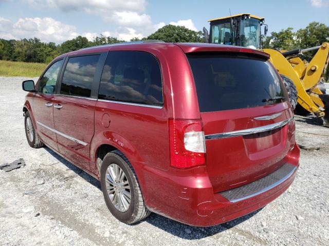 2A4RR6DG0BR749584 - 2011 CHRYSLER TOWN & COU BURGUNDY photo 3