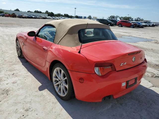 4USBU33596LW69052 - 2006 BMW Z4 3.0 RED photo 3