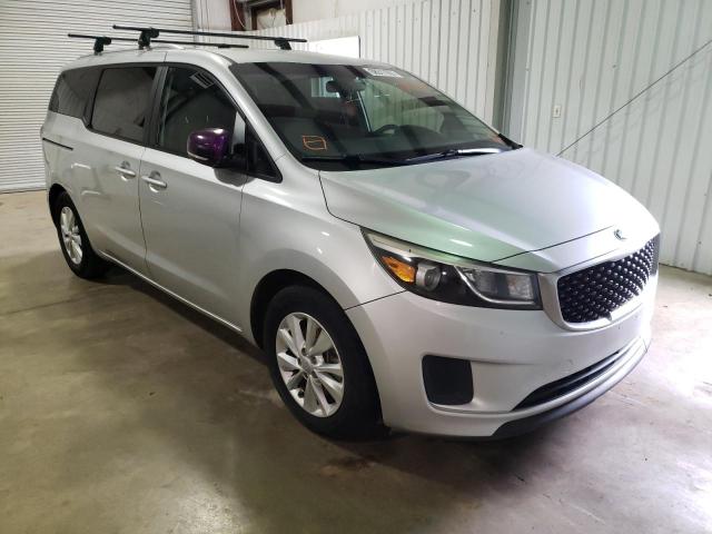 KNDMB5C18G6095220 - 2016 KIA SEDONA LX SILVER photo 1