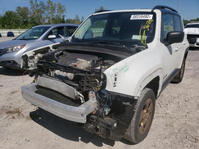 ZACCJBAT3GPE30494 - 2016 JEEP RENEGADE S 白色 照片 2