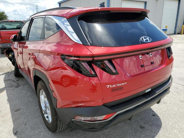 5NMJB3AE4NH141168 - 2022 HYUNDAI TUCSON SEL RED photo 3