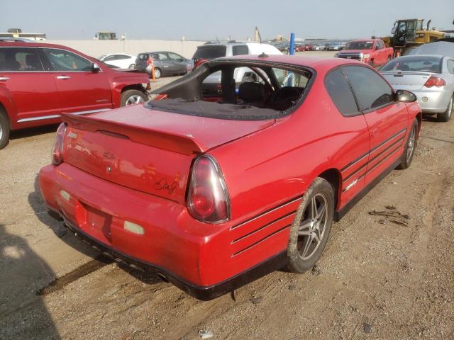 2G1WZ151949395288 - 2004 CHEVROLET MONTE CARL წითელი ფოტო 4
