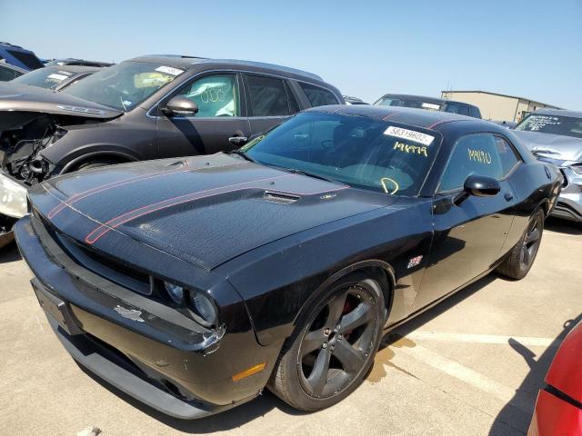 2C3CDYBT1EH196979 - 2014 DODGE CHALLENGER BLACK photo 2