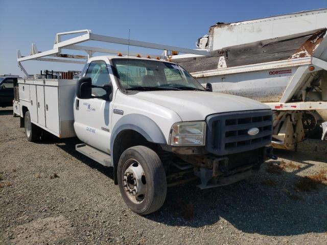 1FDAF56P16EB43292 - 2006 FORD F550 WHITE photo 1