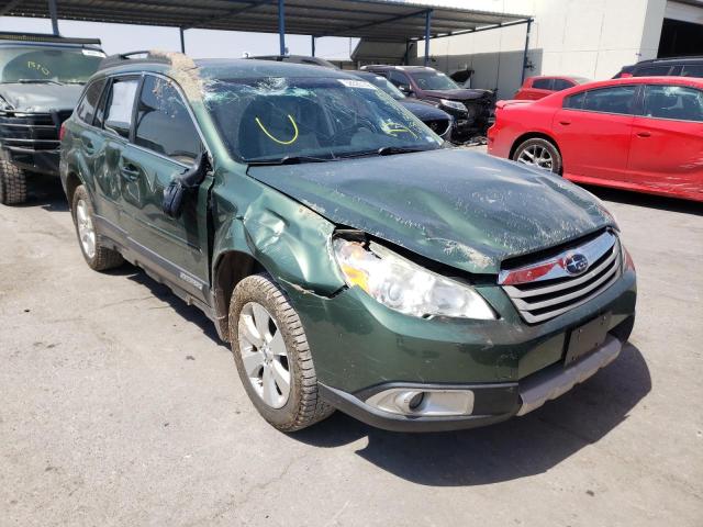 4S4BRDKC2C2289870 - 2012 SUBARU OUTBACK 3. GREEN photo 1