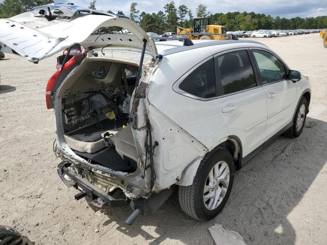 5J6RM3H79FL011045 - 2015 HONDA CR-V EXL WHITE photo 4