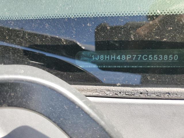 1J8HH48P77C553850 - 2007 JEEP COMMANDER 蓝色 照片 10