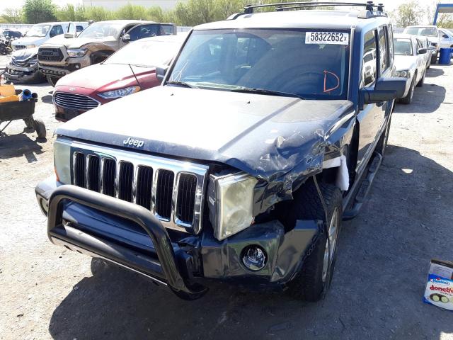 1J8HH48P77C553850 - 2007 JEEP COMMANDER 蓝色 照片 2