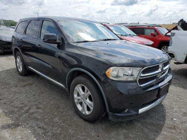 1D4RE2GG0BC628409 - 2011 DODGE DURANGO BLACK photo 1