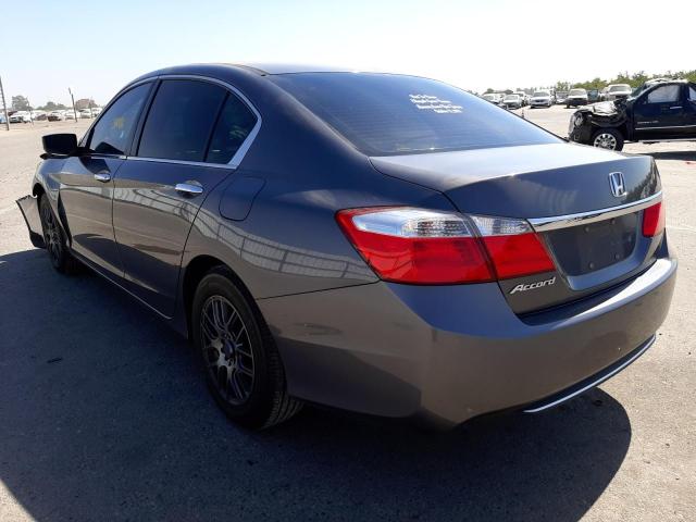 1HGCR2F35DA044397 - 2013 HONDA ACCORD LX GRAY photo 3