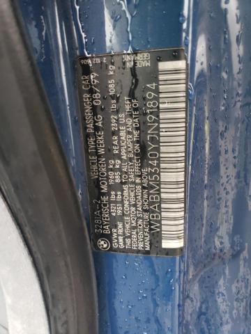 WBABM5340YJN91894 - 2000 BMW 328 CI BLUE photo 10