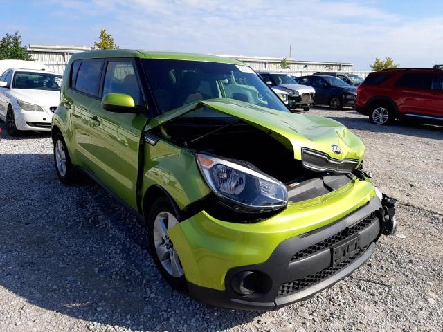 KNDJN2A28H7882054 - 2017 KIA SOUL GREEN photo 1