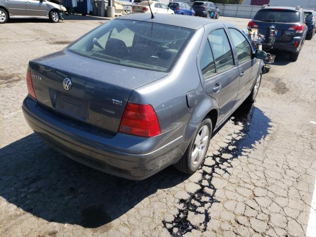 3VWSP69M23M099254 - 2003 VOLKSWAGEN JETTA GRAY photo 4