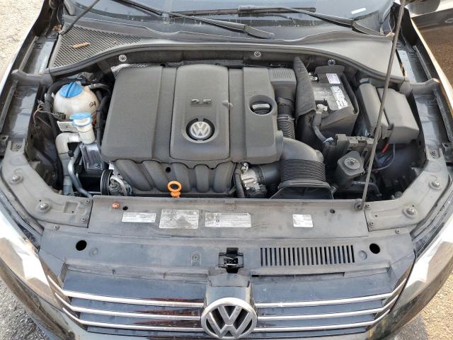 1VWBP7A39CC037165 - 2012 VOLKSWAGEN PASSAT SE BLACK photo 7