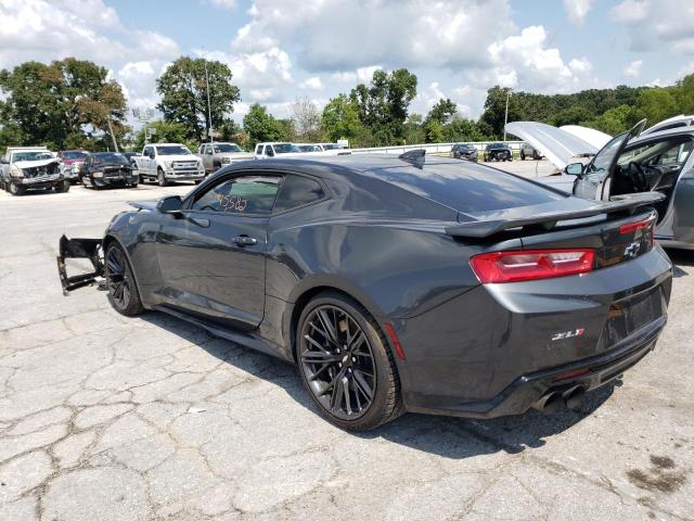 1G1FJ1R62J0190656 - 2018 CHEVROLET CAMARO ZL1 CHARCOAL photo 3