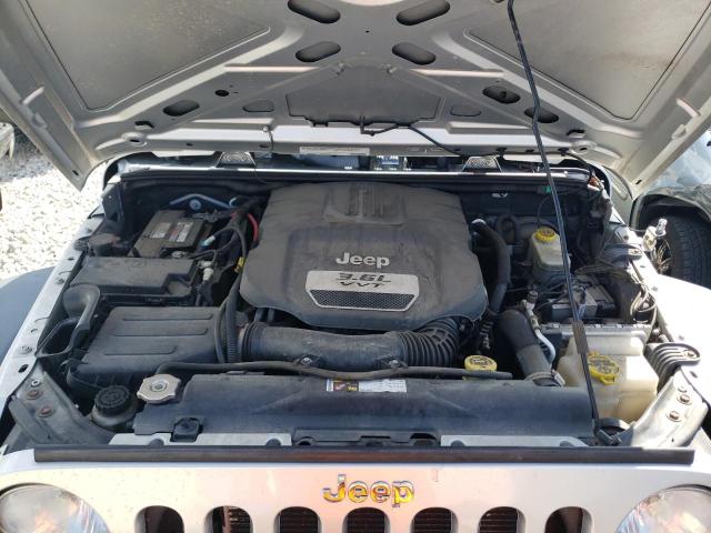 1C4AJWAGXCL239218 - 2012 JEEP WRANGLER S SILVER photo 7