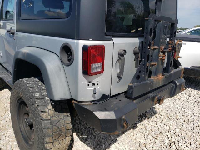 1C4AJWAGXCL239218 - 2012 JEEP WRANGLER S SILVER photo 9