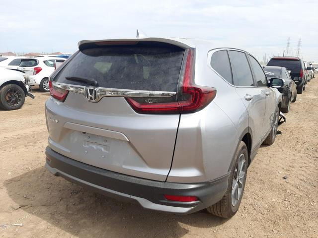 7FARW1H86LE025274 - 2020 HONDA CR-V EXL SILVER photo 4