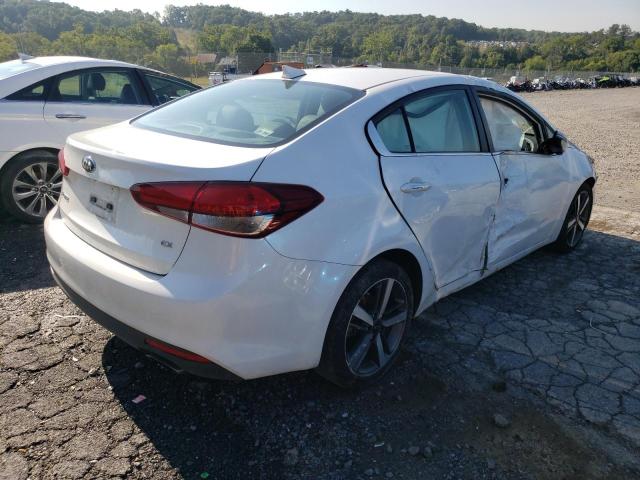 3KPFN4A84JE166876 - 2018 KIA FORTE EX WHITE photo 4