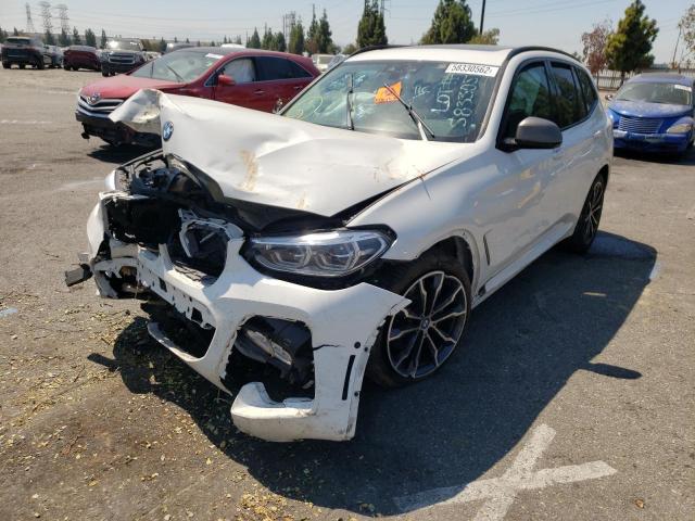 5UXTS3C58K0Z05779 - 2019 BMW X3 XDRIVEM WHITE photo 2