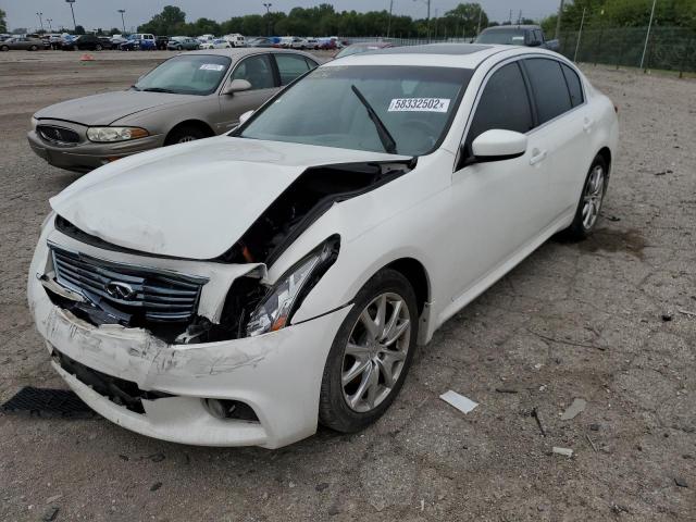 JN1CV6AR8AM250680 - 2010 INFINITI G37 WHITE photo 2