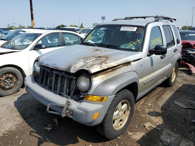 1J4GL48K76W129758 - 2006 JEEP LIBERTY SP SILVER photo 2