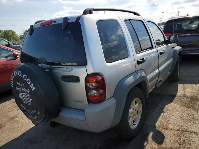 1J4GL48K76W129758 - 2006 JEEP LIBERTY SP SILVER photo 4