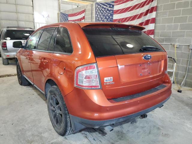 2FMDK49C87BB33870 - 2007 FORD EDGE SEL P ORANGE photo 3