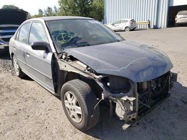 1HGES16385L016395 - 2005 HONDA CIVIC DX V GRAY photo 1