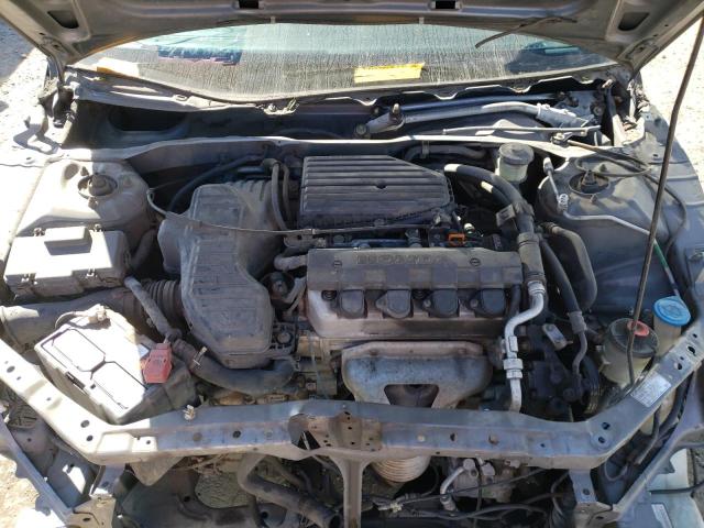 1HGES16385L016395 - 2005 HONDA CIVIC DX V GRAY photo 7