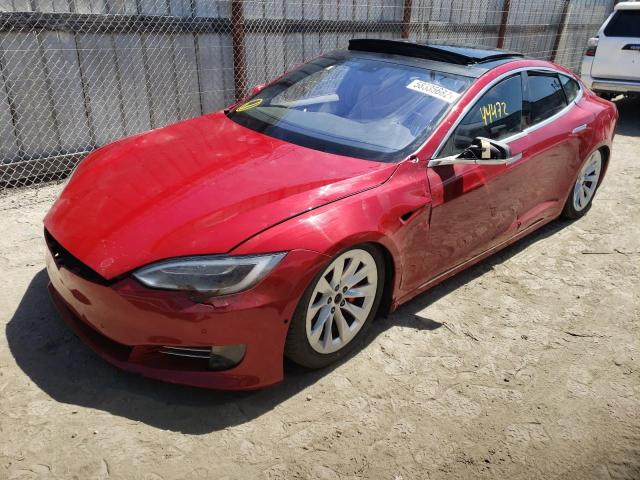 5YJSA1E46JF249784 - 2018 TESLA MODEL S Qırmızı foto 2