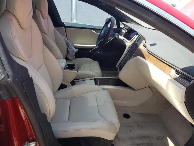 5YJSA1E46JF249784 - 2018 TESLA MODEL S Qırmızı foto 5