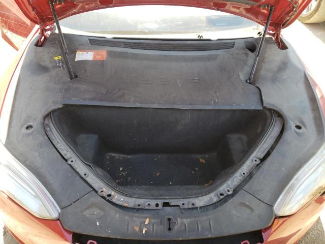 5YJSA1E46JF249784 - 2018 TESLA MODEL S Qırmızı foto 7