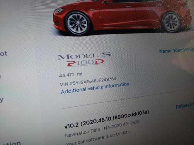 5YJSA1E46JF249784 - 2018 TESLA MODEL S Qırmızı foto 8