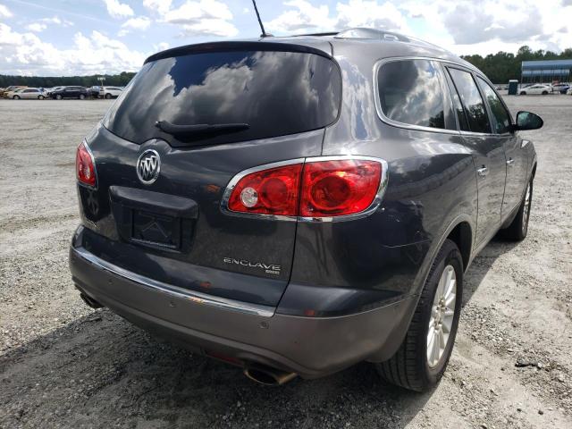 5GAKVCED0CJ423622 - 2012 BUICK ENCLAVE GRAY photo 4