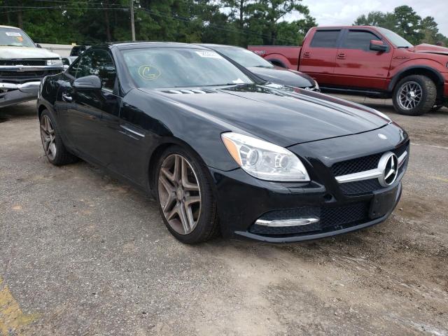 WDDPK5HA1CF041246 - 2012 MERCEDES-BENZ SLK 350 BLACK photo 1